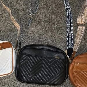 Black crossbody purse